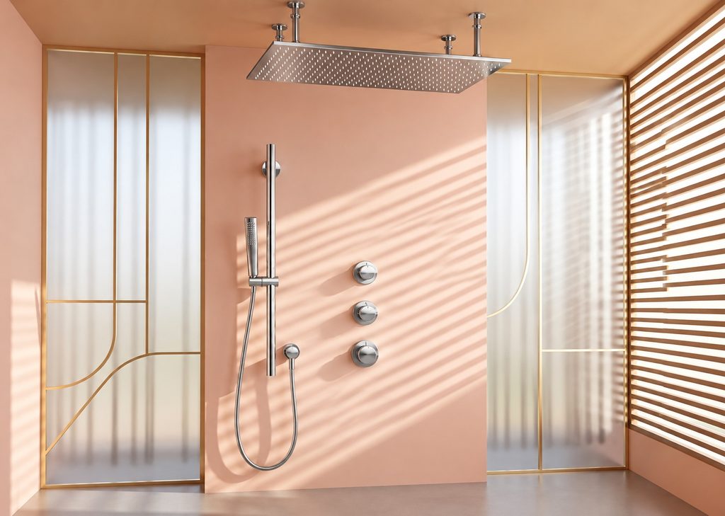 Chrome Luxury Residential Rain Shower 1