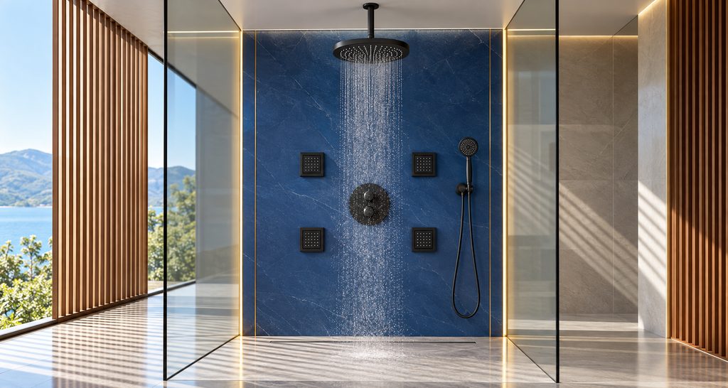 Luxury Coordinated Rain Shower System