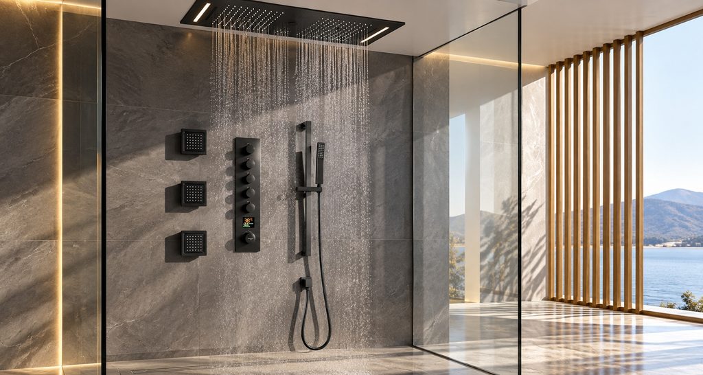 Multifunction Digital Rainfall Shower